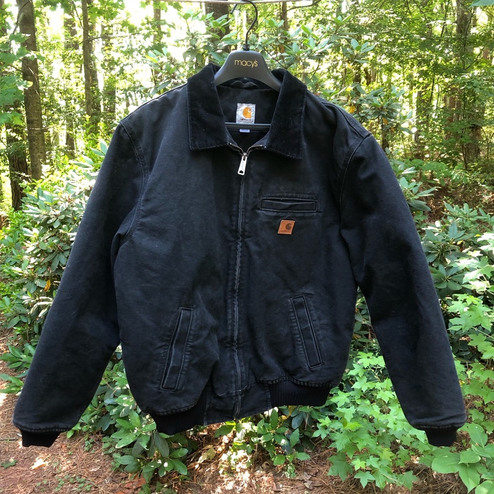 Carhartt Jacket Coat Detroit Black Large